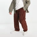 Obey easy cord pants in brown