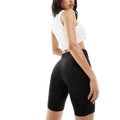 Vero Moda seamless longline shapewear shorts in black