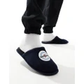 Lambretta classic logo slippers in navy