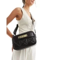 Love Moschino quilted cross body bag in black