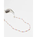 Jeepers Peepers candy bead sunglasses chain in multi