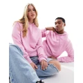 New Era unisex branded hoodie in pink