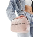 Calvin Klein Jeans sculpted camera bag in light pink