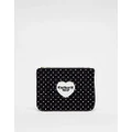 Carhartt WIP unisex heart bandana wallet in black