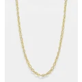 Pieces exclusive 18k plated chain necklace in gold