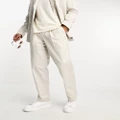 Jack & Jones Premium relaxed fit suit pants in cream-Neutral