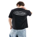 Timberland reflective back print logo t-shirt in black