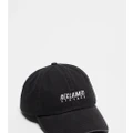 Reclaimed Vintage unisex logo cap in black