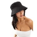 Accessorize cotton bucket hat in black