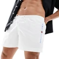 Tommy Hilfiger Original medium drawstring swim shorts in white