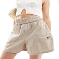 Barbour International linen shorts in stone-Neutral