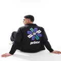 Prince graphic back track jacket in black (part of a set)