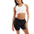 New Balance Athletics medium support sleek sports bra in white