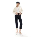 Whistles Marie casual collared jacket in stone-Neutral