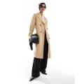 Whistles Riley trench coat in tan-Neutral