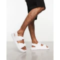 ASOS DESIGN sandals in white