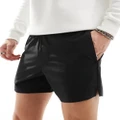 Hollister nylon shorts in black
