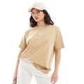 The North Face oversized heavyweight t-shirt in beige Exclusive at ASOS-Neutral