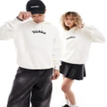 Dickies Shawsville central logo hoodie in off white