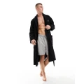 Paul Smith logo dressing gown in black