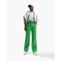ASOS DESIGN ultimate straight leg pants in bright green