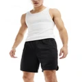 ASOS 4505 Icon mesh training shorts in poly with quick dry in black