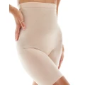Spanx Thinstincts 2.0 high-waisted mid-thigh shorts in champagne beige-Neutral