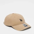 47 Brand LA Dodgers mini logo Clean Up cap in brown-Neutral