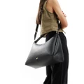 DKNY Hailey shoulder bag with detachable crossbody strap in black