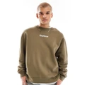 Barbour x ASOS Avalon oversized sweatshirt in khaki-Green