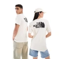 The North Face graphic back print t-shirt in off white