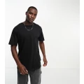 Soul Star Tall oversized t-shirt in black-Multi