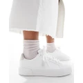 Pull & Bear basic sneakers in white