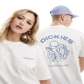 Dickies Wakefield back print t-shirt in off white