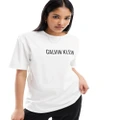 Calvin Klein Intense Power lounge crew neck t-shirt in white