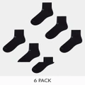 New Balance Performance ankle socks 6 pack in black