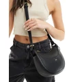 DKNY Barbara crescent crossbody bag in black