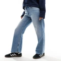 Hollister ultra high rise dad jeans in light blue