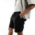 Brave Soul cotton chino shorts in black