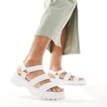Timberland London Vibe sandals in triple white