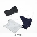 Paul Smith 5 pack t-shirt in multi