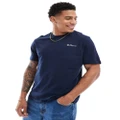 Ben Sherman short sleeve embroidered tee in navy