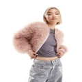 Dream Sister Jane Lillie tulle bomber jacket in baby pink