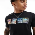 PS Paul Smith t-shirt with cards print in black