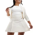 Dickies Elizaville skirt in cream-White