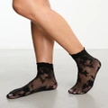 ASOS DESIGN black lace socks