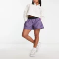 The North Face TNF X woven shorts in purple