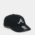 47 Brand Clean Up MLB Atlanta Braves cap in washed black