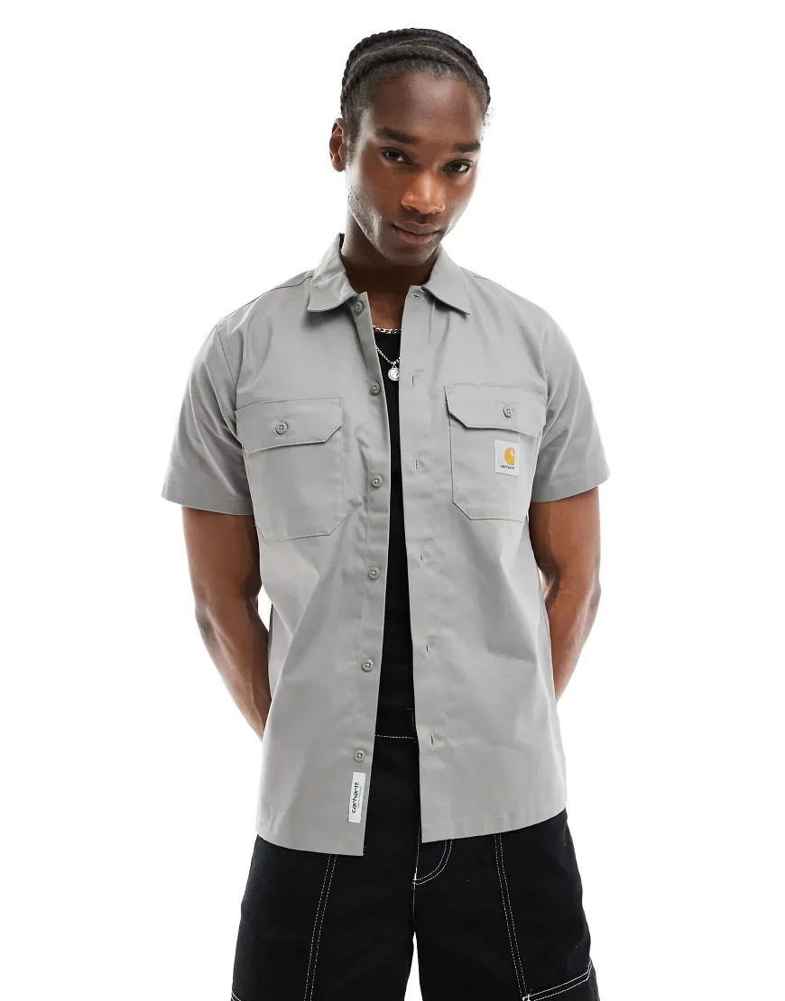 Carhartt WIP Master shirt in grey-Green