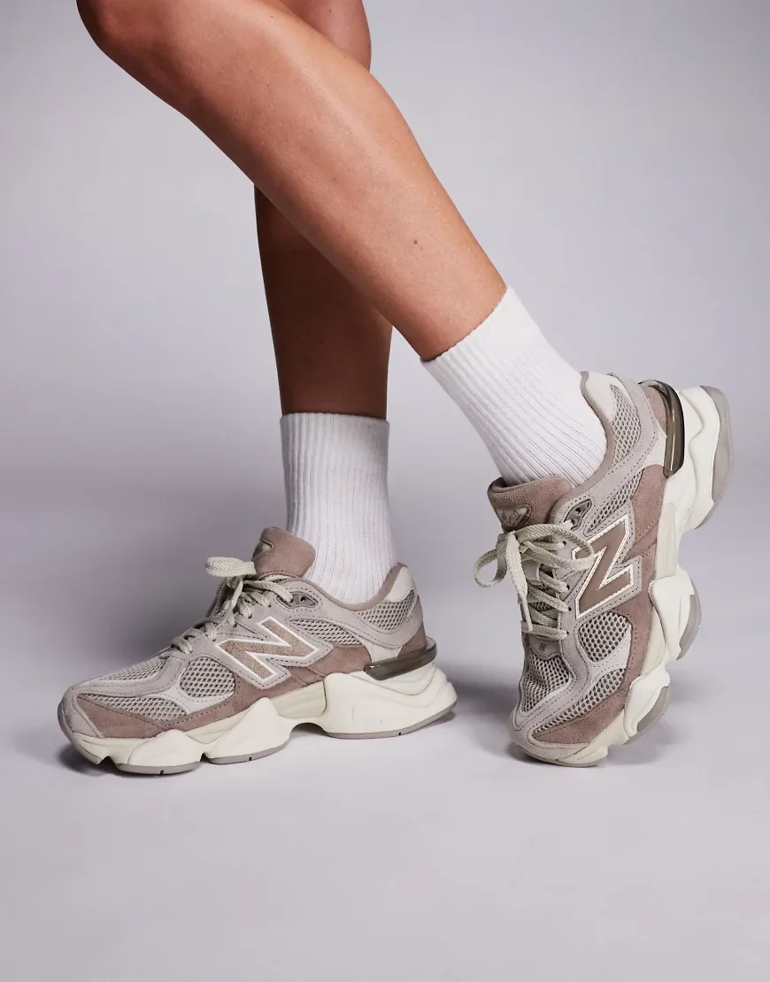 New Balance 9060 sneakers in brown